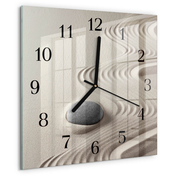 Orologio quadrato Sabbia di pietra