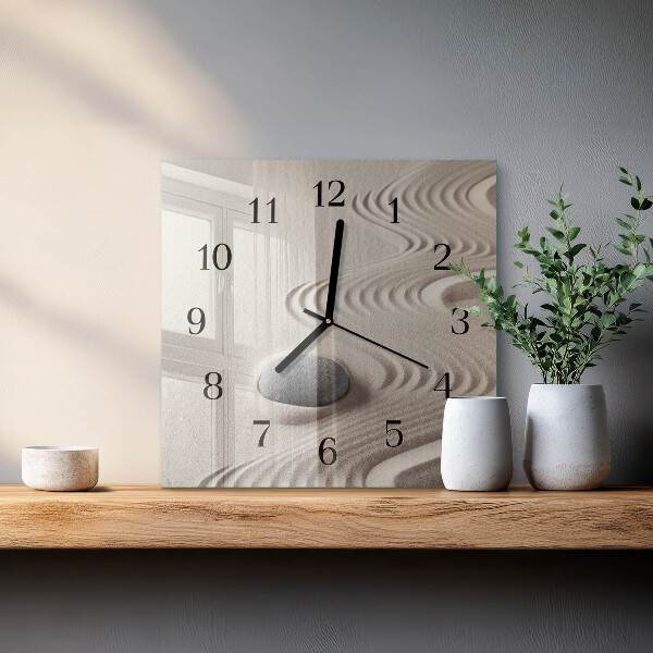 Orologio quadrato Sabbia di pietra