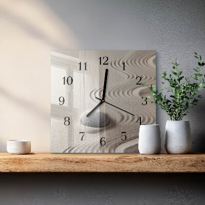 Orologio quadrato Sabbia di pietra