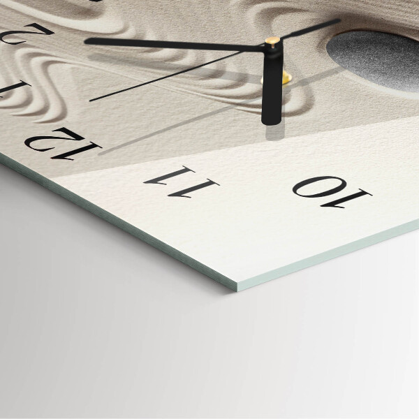 Orologio quadrato Sabbia di pietra