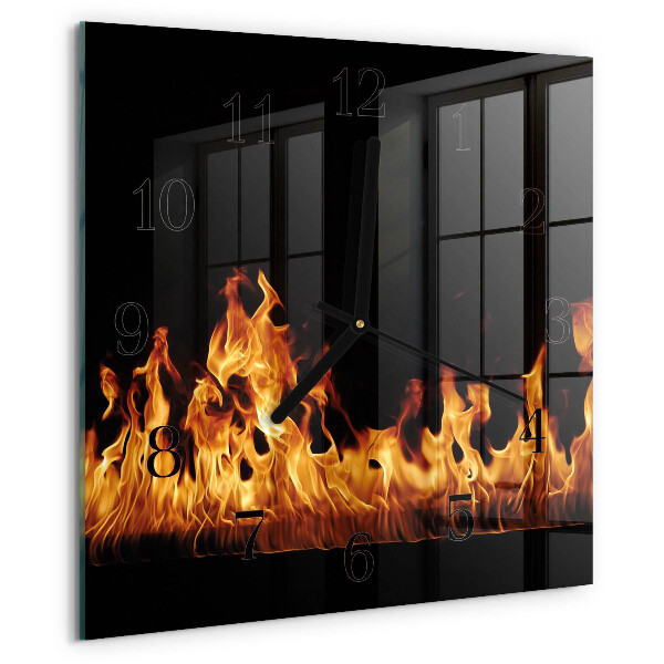 Orologio quadrato Fuoco