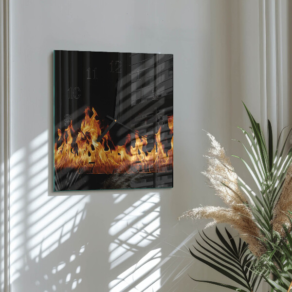 Orologio quadrato Fuoco