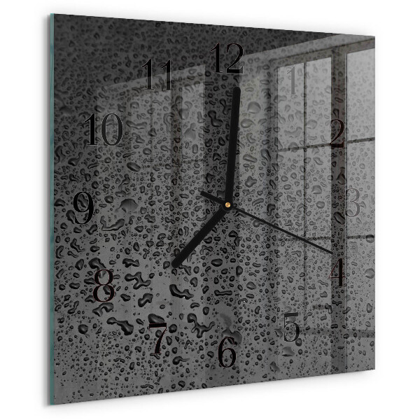 Orologio quadrato Gocce d'acqua