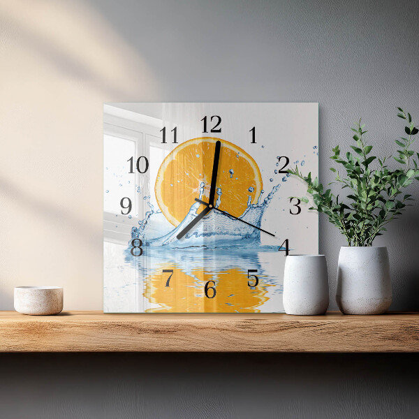 Orologio quadrato Acqua d'arancia