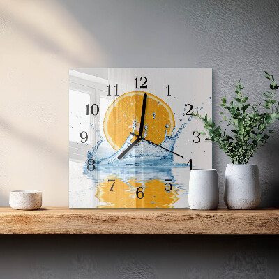 Orologio quadrato Acqua d'arancia