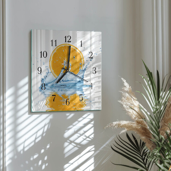 Orologio quadrato Acqua d'arancia