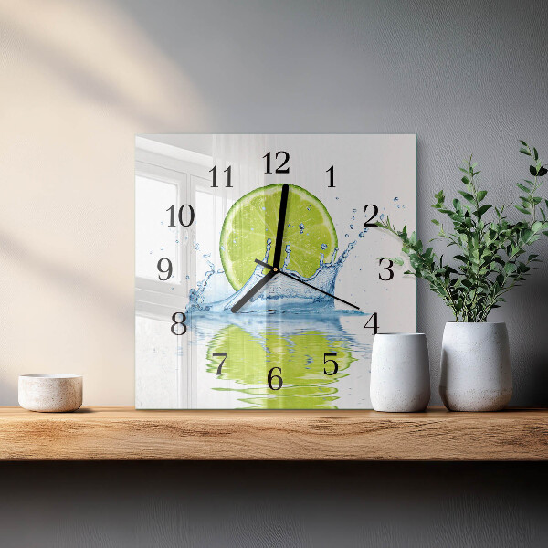 Orologio quadrato Acqua di calce