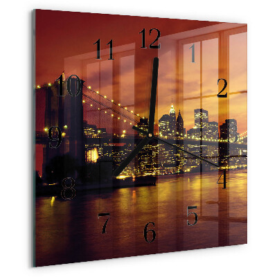 Orologio quadrato Ponte orizzontale