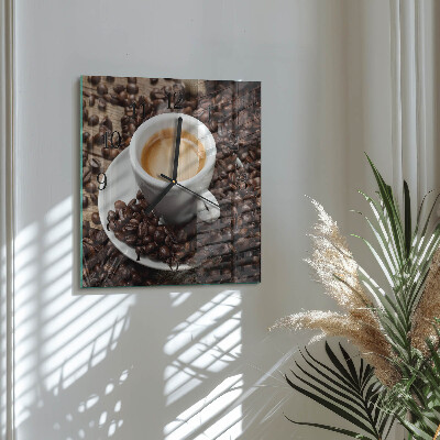 Orologio quadrato Tazza di caffè