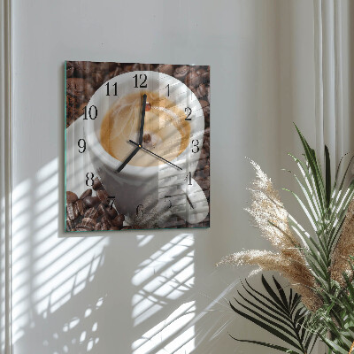Orologio quadrato Tazza di caffè