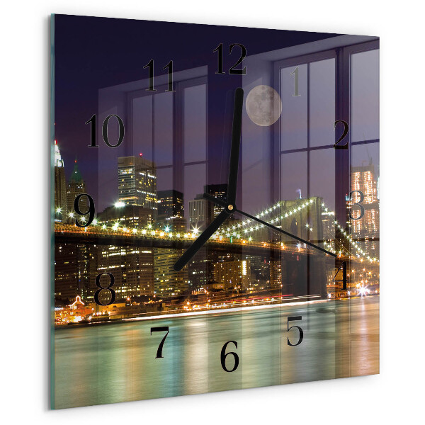 Orologio quadrato Ponte orizzontale