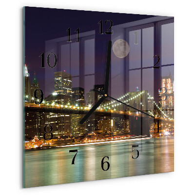 Orologio quadrato Ponte orizzontale