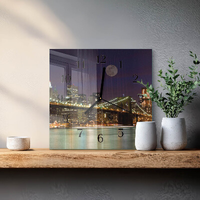 Orologio quadrato Ponte orizzontale