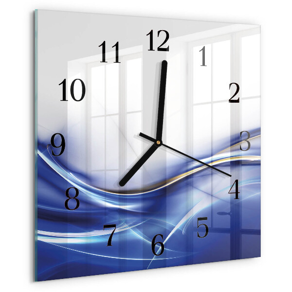 Orologio quadrato Linee astratte