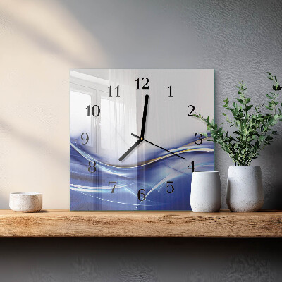 Orologio quadrato Linee astratte