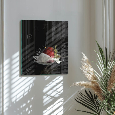 Orologio quadrato Fragola