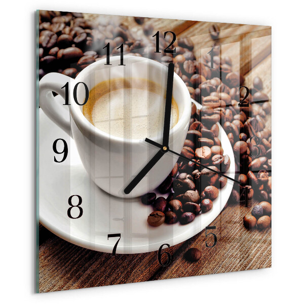 Orologio quadrato Tazza di caffè
