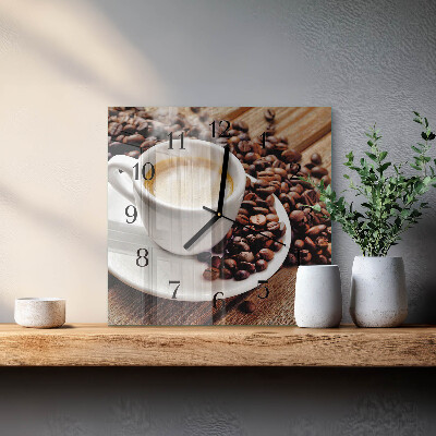 Orologio quadrato Tazza di caffè