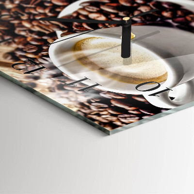 Orologio quadrato Tazza di caffè