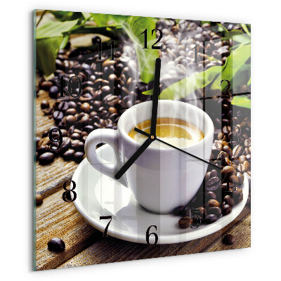Orologio quadrato Tazza di caffè