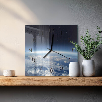 Orologio quadrato L'universo della Terra