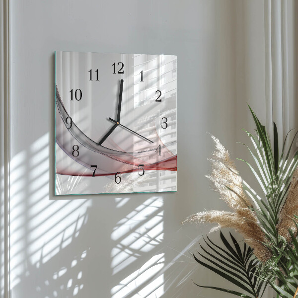 Orologio quadrato Astrazione
