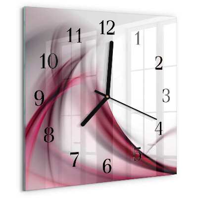 Orologio quadrato Linee astratte
