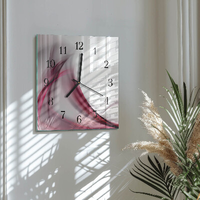 Orologio quadrato Linee astratte