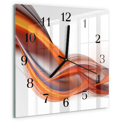 Orologio quadrato Fumo astratto