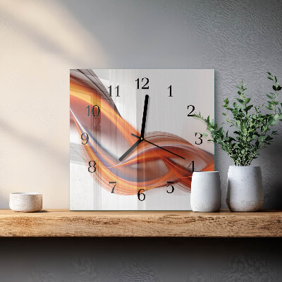 Orologio quadrato Fumo astratto