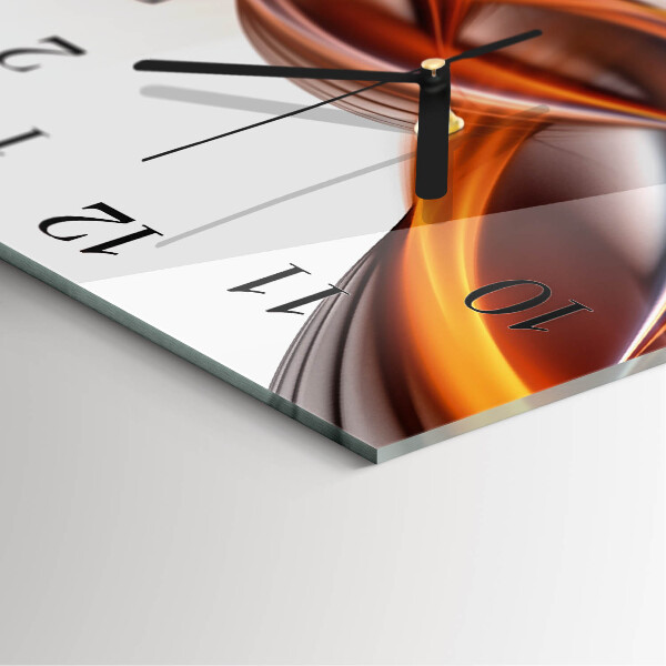 Orologio quadrato Fumo astratto