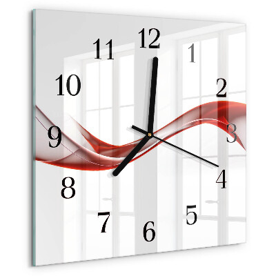 Orologio quadrato Linee astratte