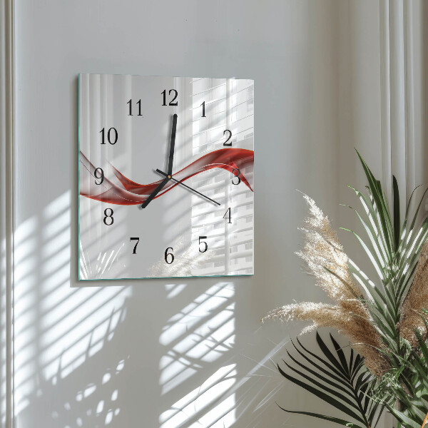 Orologio quadrato Linee astratte