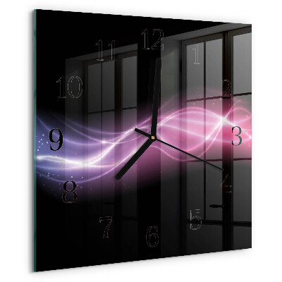Orologio quadrato Linee astratte
