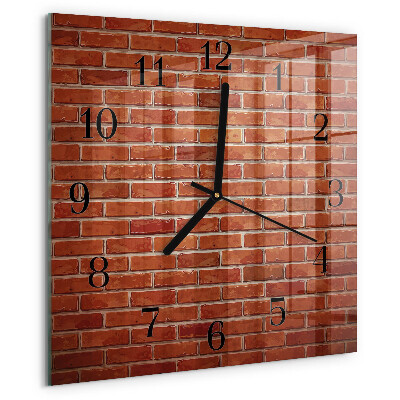 Orologio quadrato Muro di mattoni