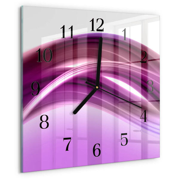 Orologio quadrato Linee astratte