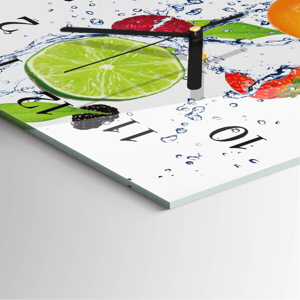 Orologio quadrato Frutta Limone