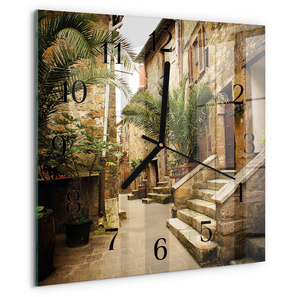 Orologio quadrato Avenue Palms
