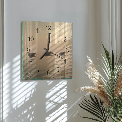 Orologio quadrato Pietre Acqua
