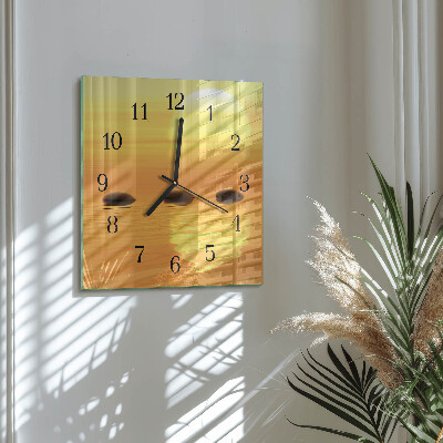 Orologio quadrato Acqua Sole