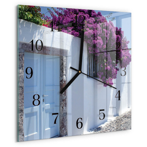 Orologio quadrato Fiori per la casa