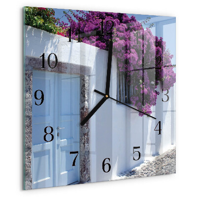 Orologio quadrato Fiori per la casa