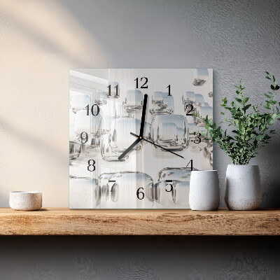 Orologio quadrato cubo 3D