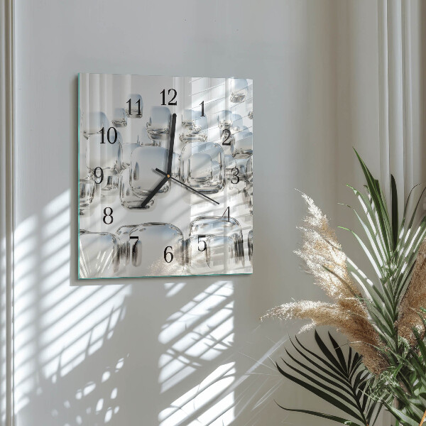Orologio quadrato cubo 3D