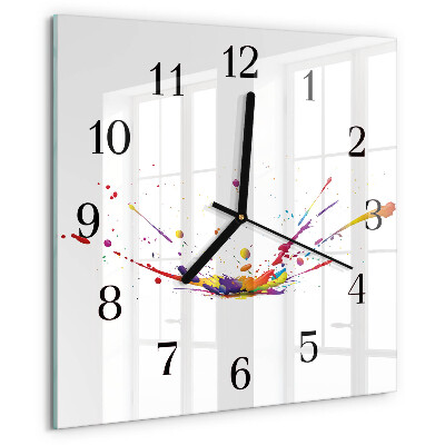 Orologio quadrato Macchie