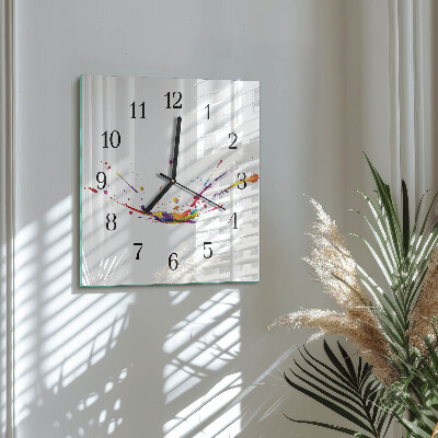 Orologio quadrato Macchie