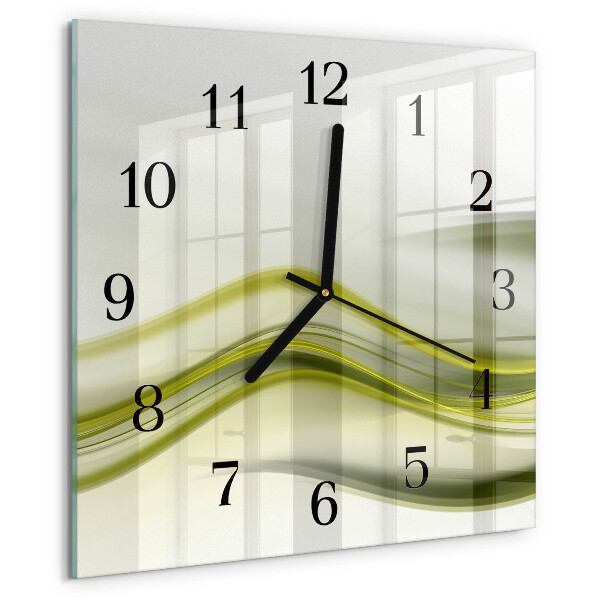 Orologio quadrato Linee astratte