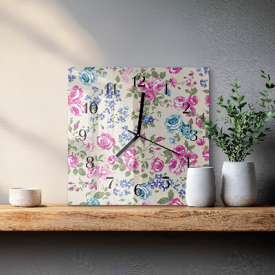 Orologio quadrato Rose