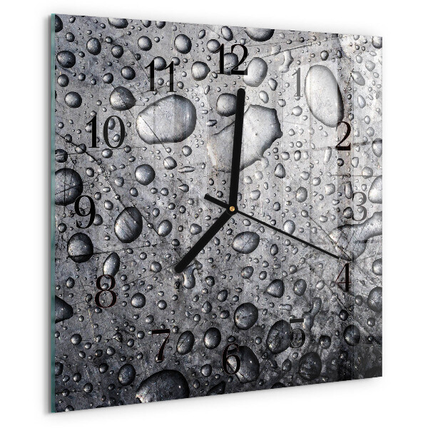 Orologio quadrato Gocce