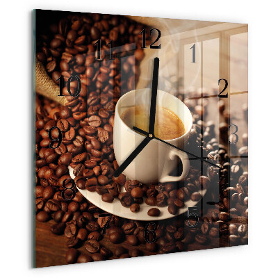 Orologio quadrato Tazza di caffè